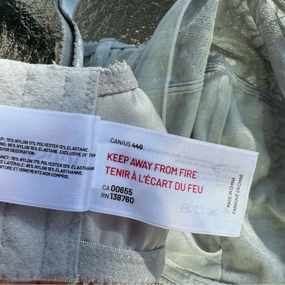 Reitmans DEESSE Blue Lace Bra 44G Unlined - Picture 4 of 12